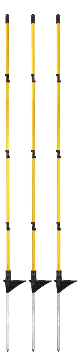 fiberglass step-in post with metal spike